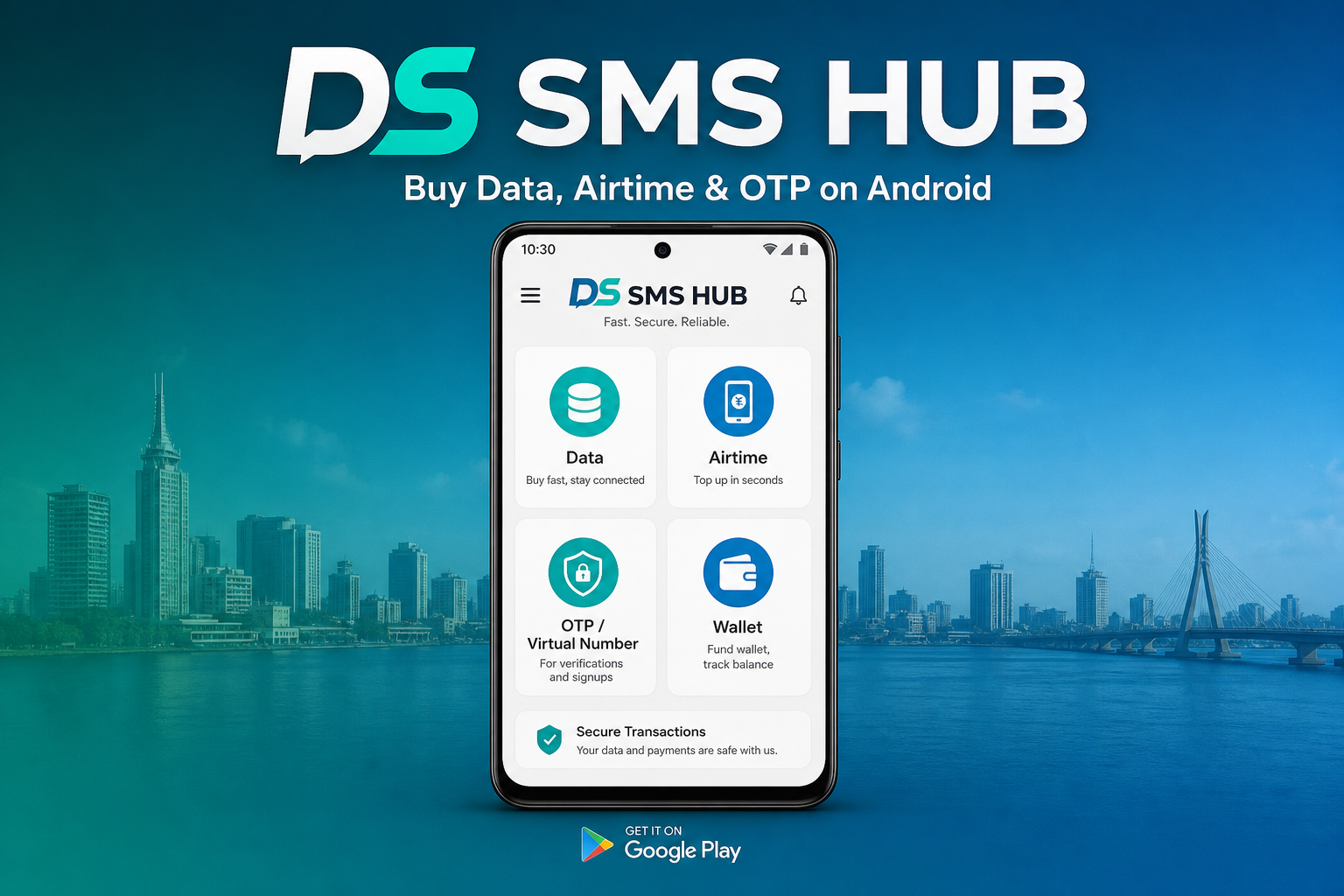 Download DS SMS HUB App: Buy Data, Airtime & OTP on Android